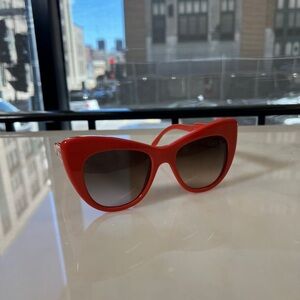 Stella McCartney Orange Cat Eye Sunglasses